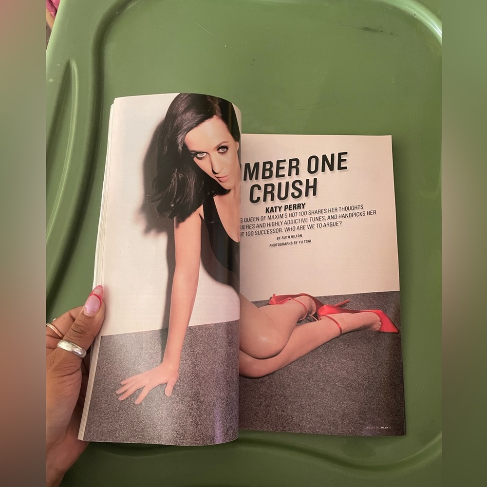 Maxim Magazine with Katy Perry Issued January 2011 - Picture 5 of 5